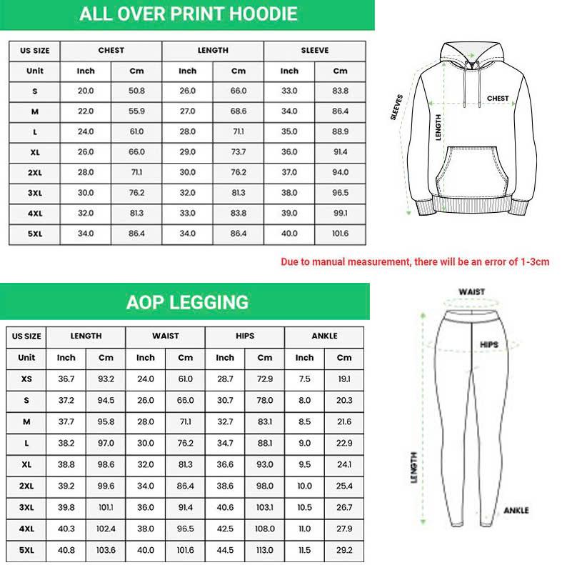 I'm Booked - Personalized Green  Christmas Hoodie and Leggings DN100