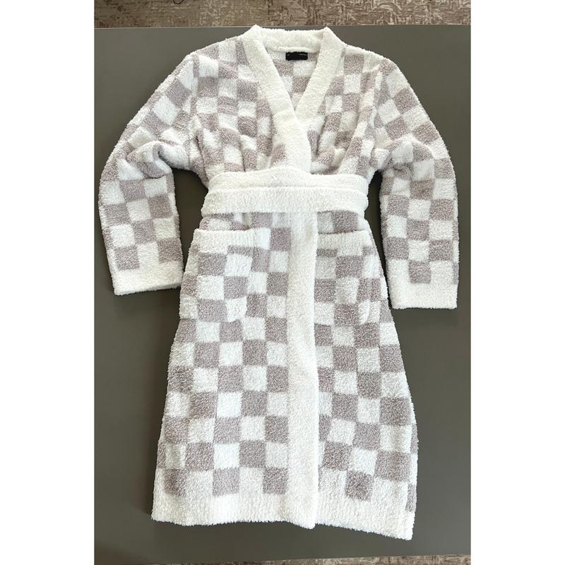 Checkered Buttery Robe