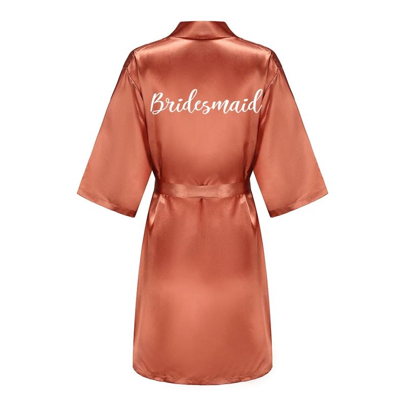 Wedding Bride Bridesmaid Robes for Bridal Party