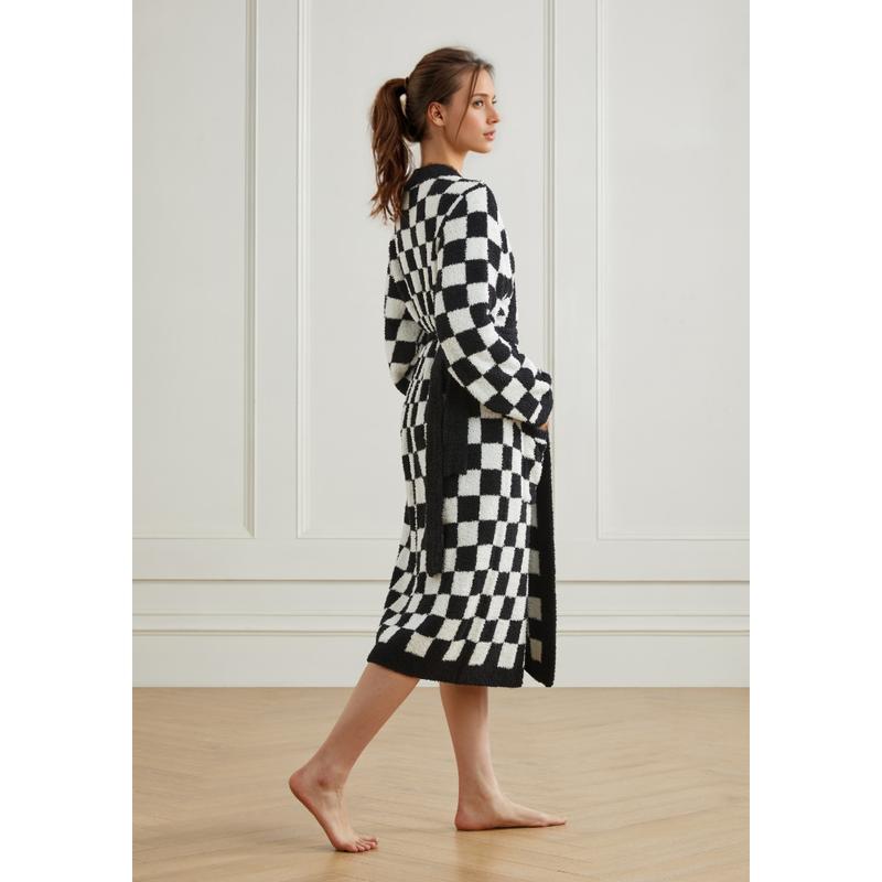 Checkered Buttery Robe