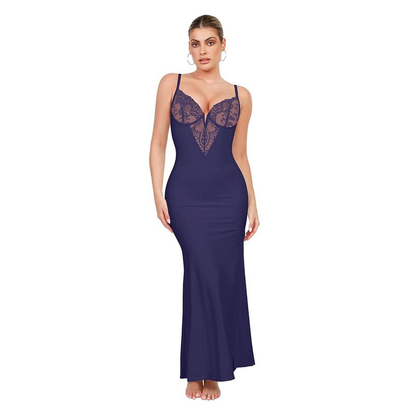 Popilush Built-In Shapewear Lace Dress Celebrity Live