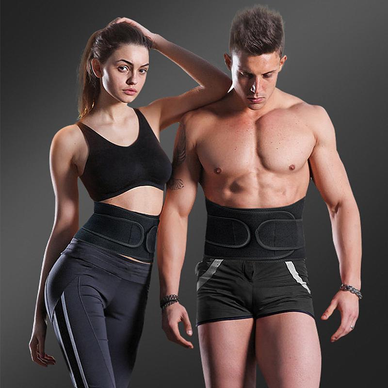 Lady Comfort Waist Trainer Belt, Waist Trimmer Slimming Belly Band for Men & Women, Sweat Waist Body Shaper, Sports Girdles Tummy Waist Cincher Wrap, Gym Accessories