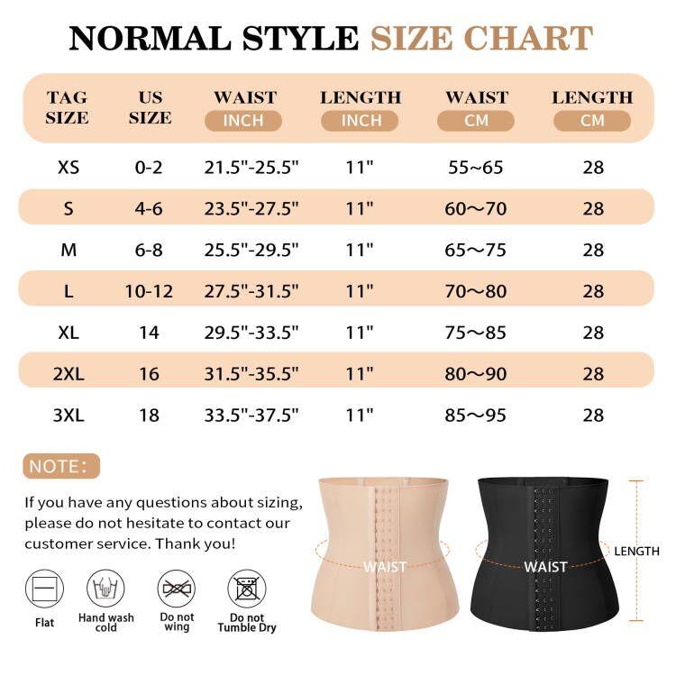 WERENA Women's Waist Trainer Corset Shapewear Tummy Control Girdle Waist Cincher Seamless Postpartum Belly Band