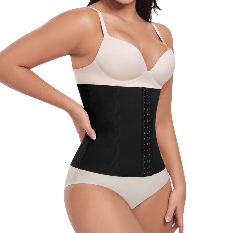 WERENA Women's Waist Trainer Corset Shapewear Tummy Control Girdle Waist Cincher Seamless Postpartum Belly Band