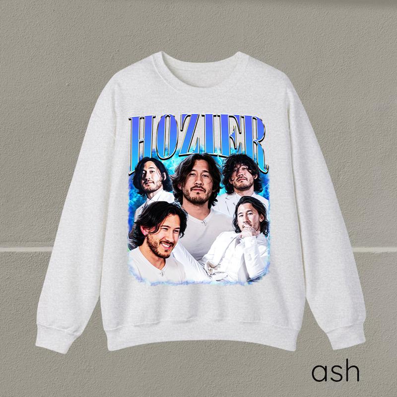 M4rkiplier Hozier Vintage Shirt Cotton Top Unisex t-shirt crewneck