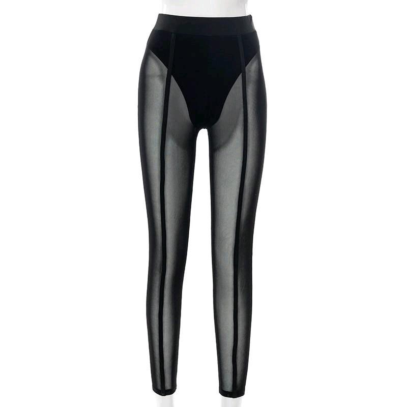 See through me Slim-fitting Polyester