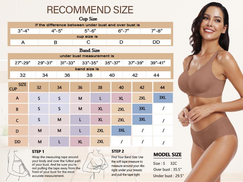 OEAK Women Seamless Bras No Underwire Scalloped Push Up Bras Soft Wireless Comfort Bralettes Full Coverage Everyday Bra Womenswear Adjustable