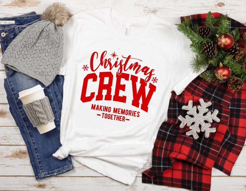 Christmas Crew Making Memories Together Shirt, Family Christmas Shirt, Family Matching Christmas Shirt, Christmas Couple Matching Shirt, Xmas Gift