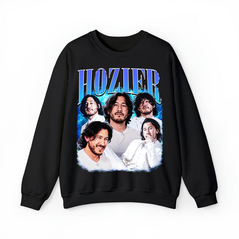 M4rkiplier Hozier Vintage Shirt Cotton Top Unisex t-shirt crewneck