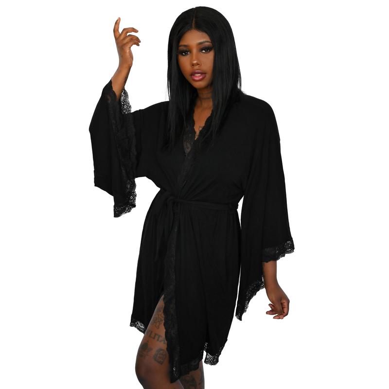 Short Bathory Dressing Robe