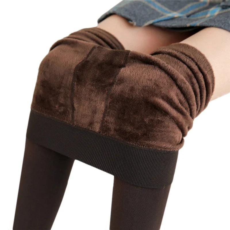 Winter Leggings For Women Warm Leggings Solid Color Velvet Leggings High Waist Leggings Stretchy Leggings Dropshipping