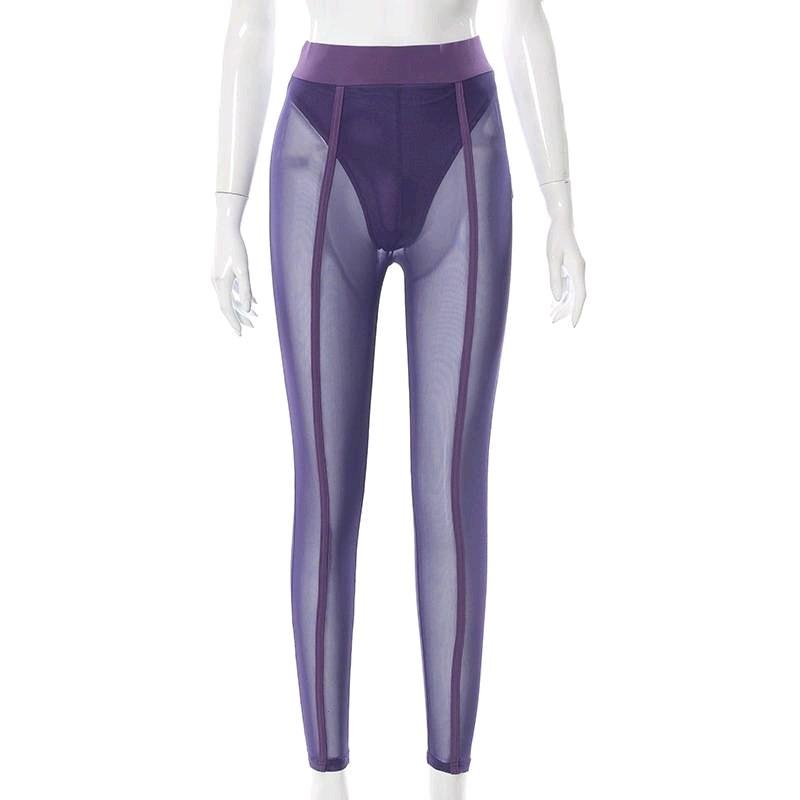 See through me Slim-fitting Polyester