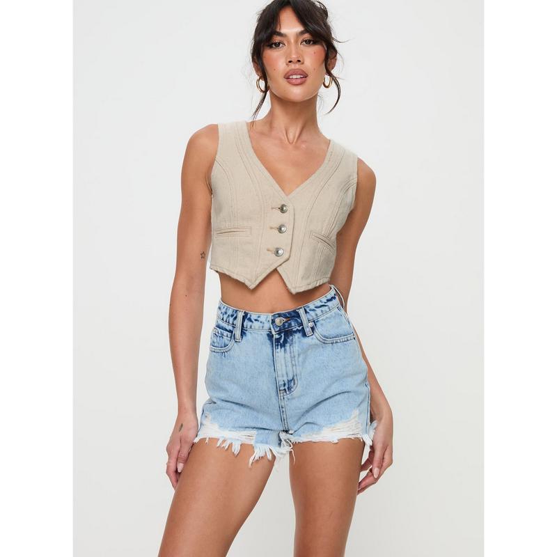 Anne Denim Shorts