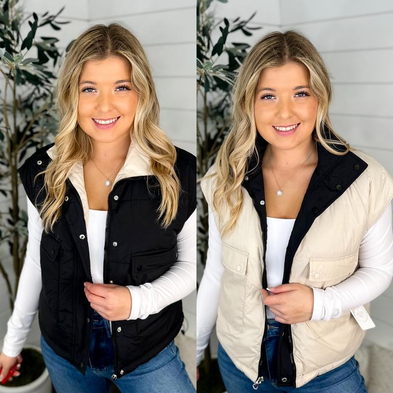 Conditions Are Good Reversible Avery Mae Vest - 3 colors!