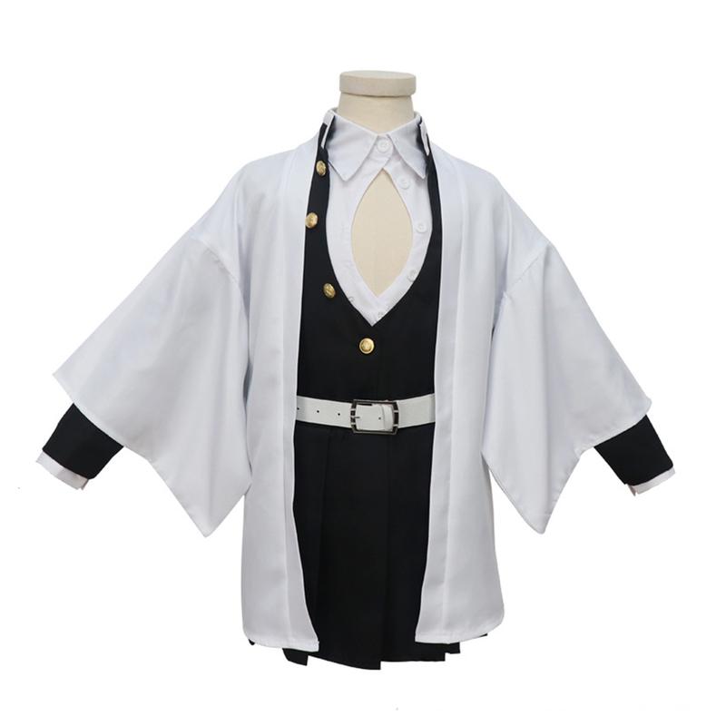 Kanroji Mitsuri  style Cosplay Costume Full KIDS Adults, girl women cloth kimetsu no yaiba demon slayer,many style high quality, net included,stock in LA, go to UPS USPS Fedex working everyday,fastest shipping!