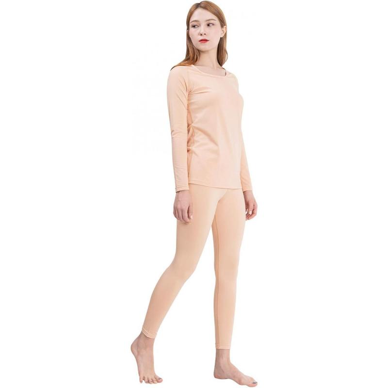 Womens  Fleece Lined erformance Long Johns Thermal Underwear