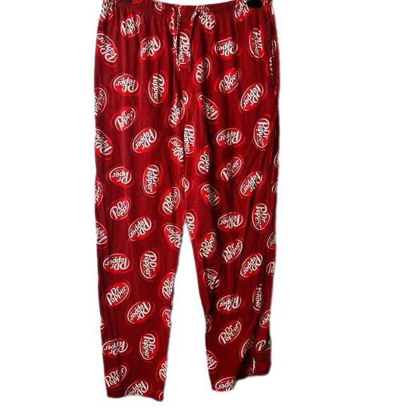 Dr Pepper Pajama Pants with Pockets – Comfy Sleepwear for Soda Lovers