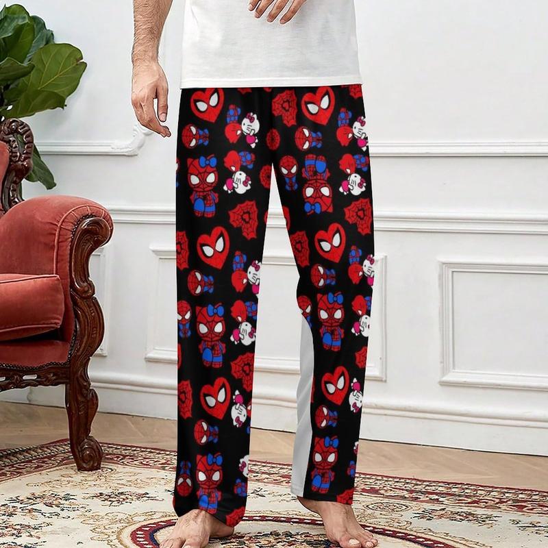 Spyderman x Kyttiiii Helloooo Pyjama Pants - Bold Fusion Of Fun And Comfort For The Ultimate Sleep Adventure, Gift For Family, Friends Or Loved Ones