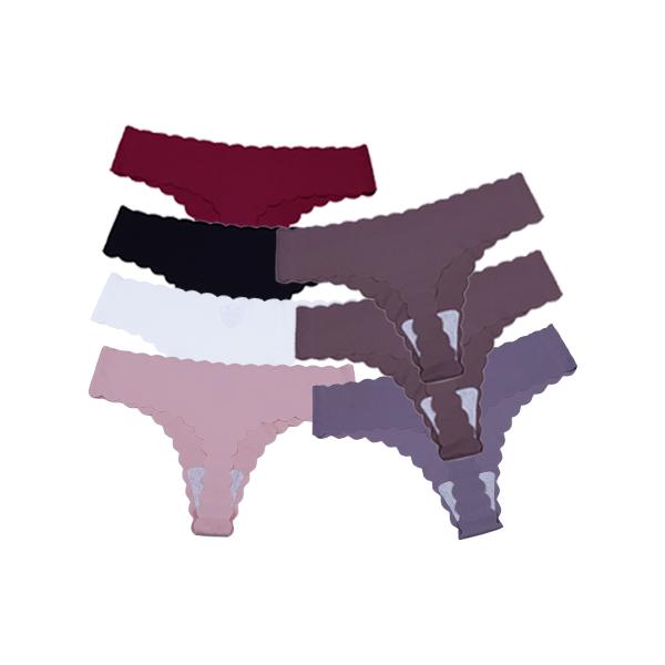 Seamless 7pcs Underwear Invisible  No Show Nylon Spandex Women Panties S-XL Fashion Panty Smooth Soft Womenswear Bikini