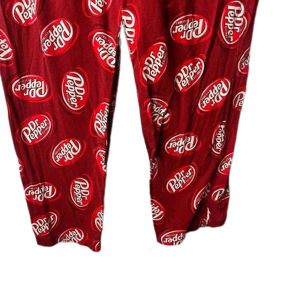 Dr Pepper Pajama Pants with Pockets – Comfy Sleepwear for Soda Lovers