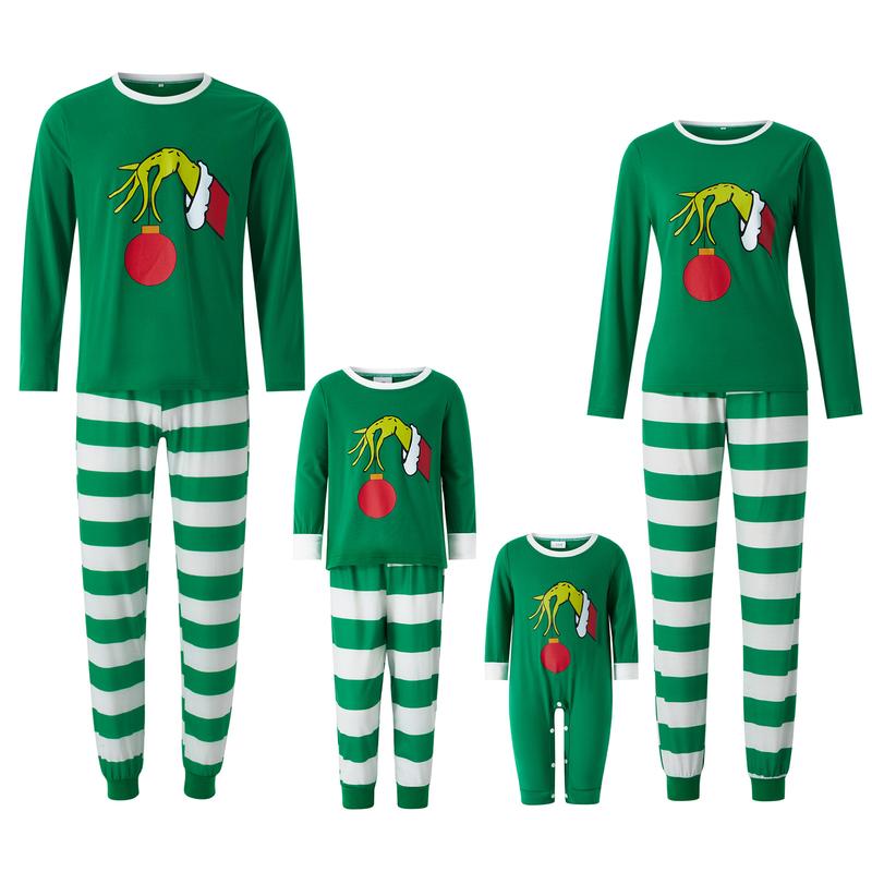 Holiday Christmas Pajamas Set, Family Matching Sleepwear Outfit for Couples and Family Pants Womenswear