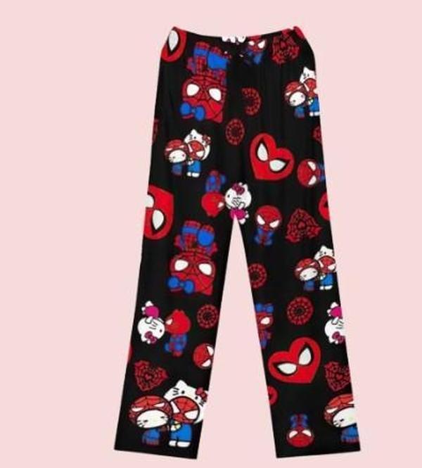 Spyderman x Kyttiiii Helloooo Pyjama Pants - Bold Fusion Of Fun And Comfort For The Ultimate Sleep Adventure, Gift For Family, Friends Or Loved Ones