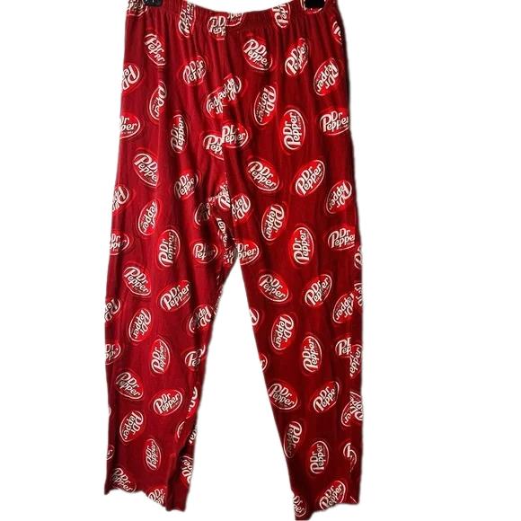 Dr Pepper Pajama Pants with Pockets – Comfy Sleepwear for Soda Lovers