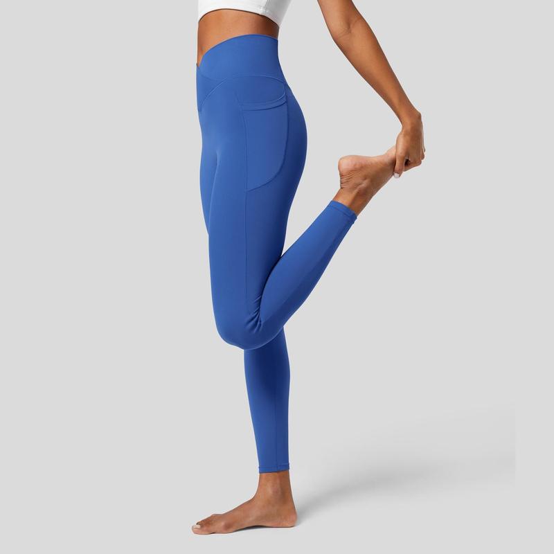 Halara Softlyzero™ Crossover Pocket Plain Leggings-UPF50+