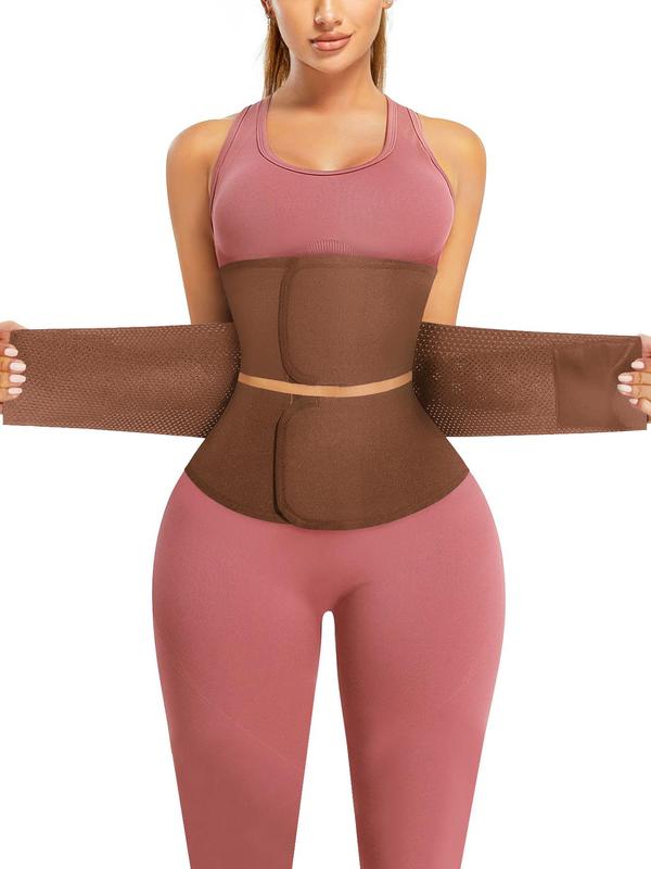 Women's Velcro Waist Trainer Shapewear Belt, Comfortable Breathable Back To School Latex Bodysuit Waist Cincher, Tummy Control Shaper for Daily Gym, Waisttrainer, Fall Wear 2024