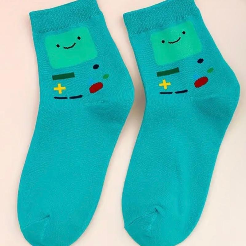 Adventure Time Comfortable Cotton Sock Collection Women Breathable Womenswear Day Outdoors season sock socks for cute sock casual comfy woman sock colored low cut winter warm print crew fashion cozy