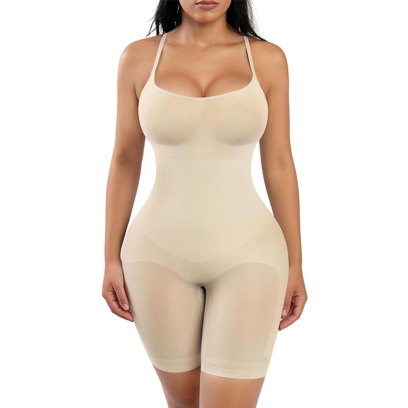 FeelinGirl Shapewear for Women Butt Lifter Bodysuit Tummy Control Seamless Shapewear Comfort Womenswear 3