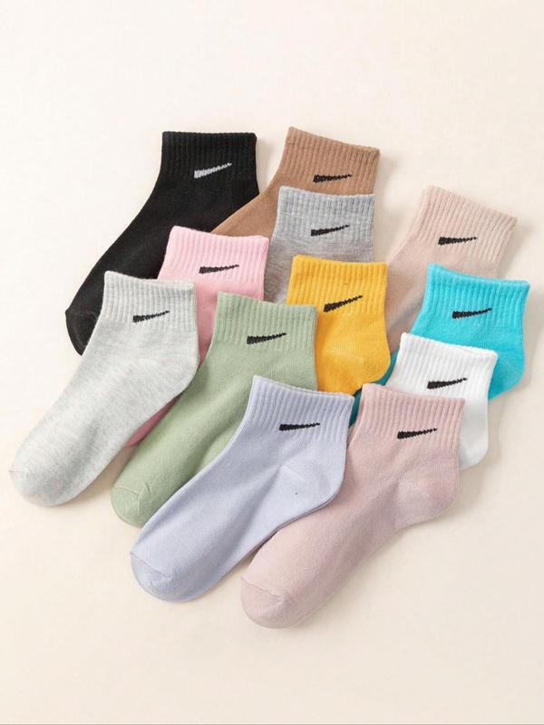 Women's Graphic Breathable Ankle Socks, Casual Moisture Wicking Low Cut Socks, Soft Comfy Socks for All Seasons Daily Wear, Comfy Clothes for Girls