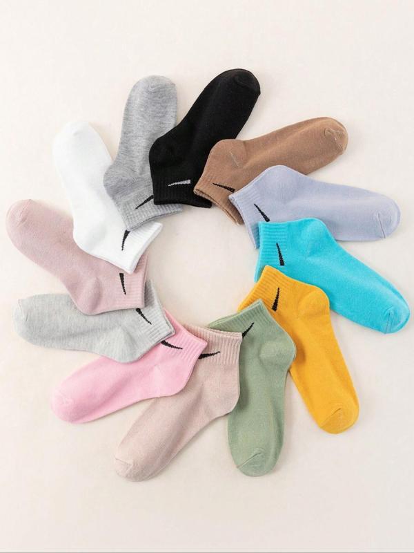 Women's Graphic Breathable Ankle Socks, Casual Moisture Wicking Low Cut Socks, Soft Comfy Socks for All Seasons Daily Wear, Comfy Clothes for Girls