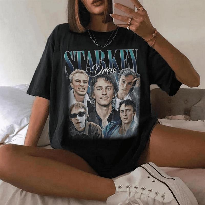 Limited Drew Starkey Vintage Shirt - Unisex Crewneck T-Shirt - Tops, Menswear