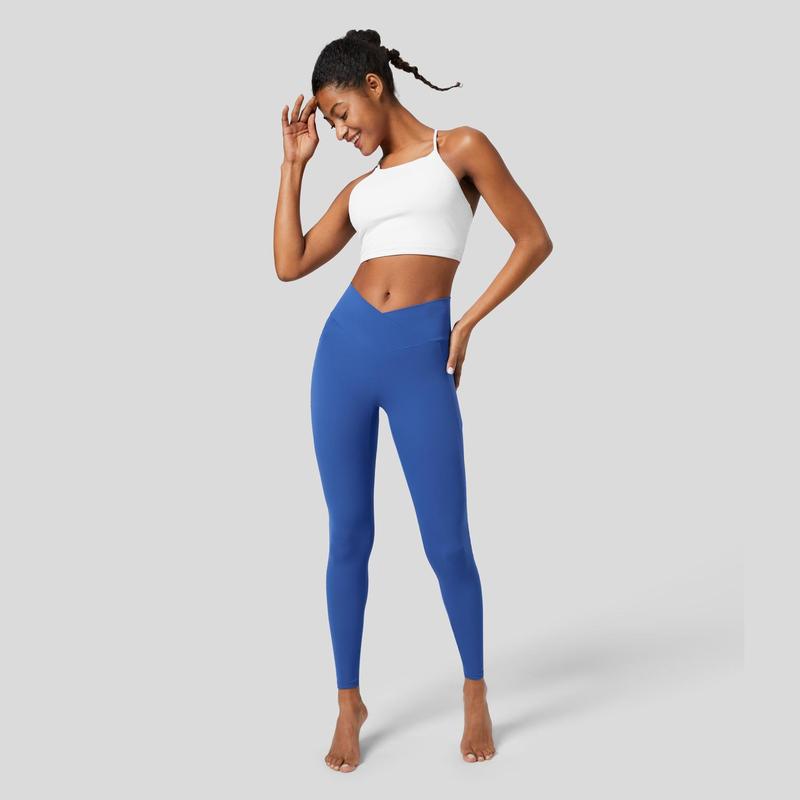 Halara Softlyzero™ Crossover Pocket Plain Leggings-UPF50+