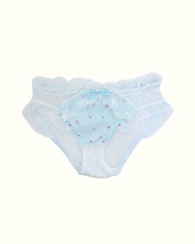 Milanblocks Coquette bow panty lingerie cute lace Panties Womenswear Breathable Comfortable Mesh Soft Elegance Style Comfort Panty Print Cotton Fabric