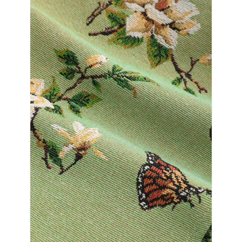 Cider [2 colors, size 0-26] Floral & Butterfly Lace Up Tank Top