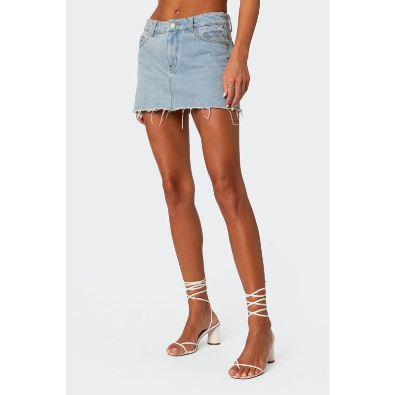 Jessie Denim Mini Skirt