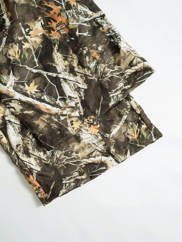 Women's Camo Print Drawstring Waist Wide Leg Pants, Casual Pocket Trousers for Daily Wear, Ladies Bottoms for All Seasons