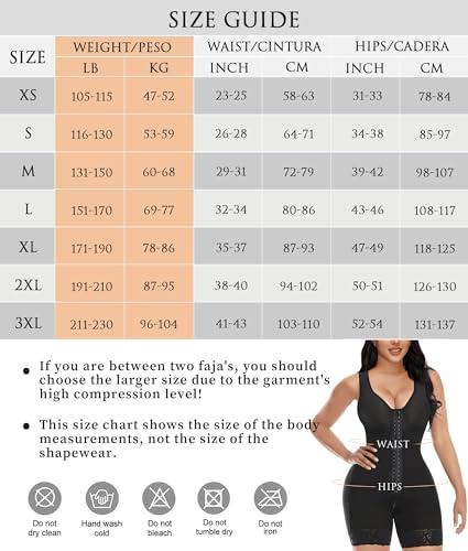 Fajas Colombianas Shapewear for Women Tummy Control Post Surgery Full Body Shaper Butt Lifter with Zipper Crotch Comfort Compression