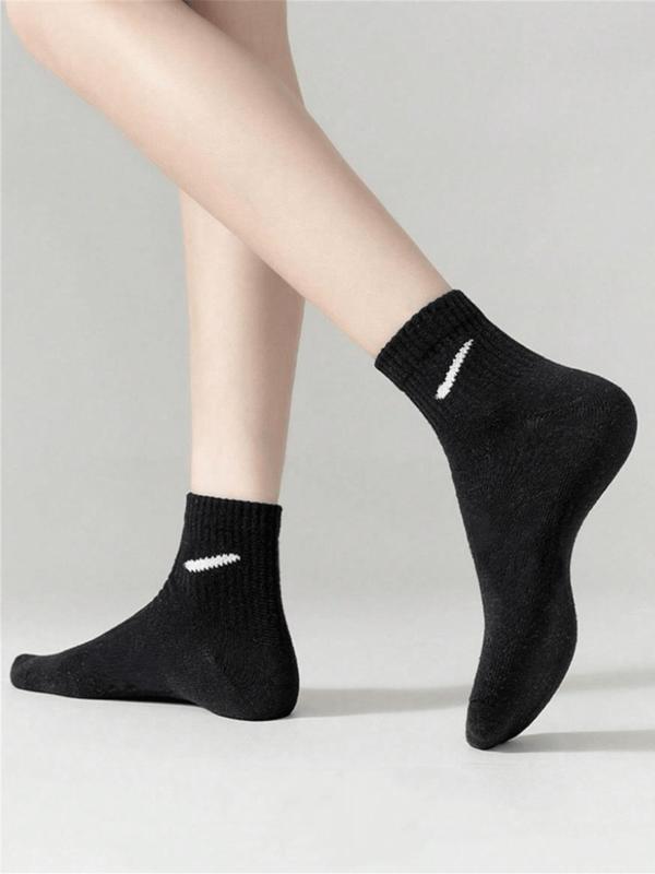 Women's Solid Low Cut Socks, Casual Comfortable Breathable Socks for Daily Wear, Multipack Knit Socks for All Seasons