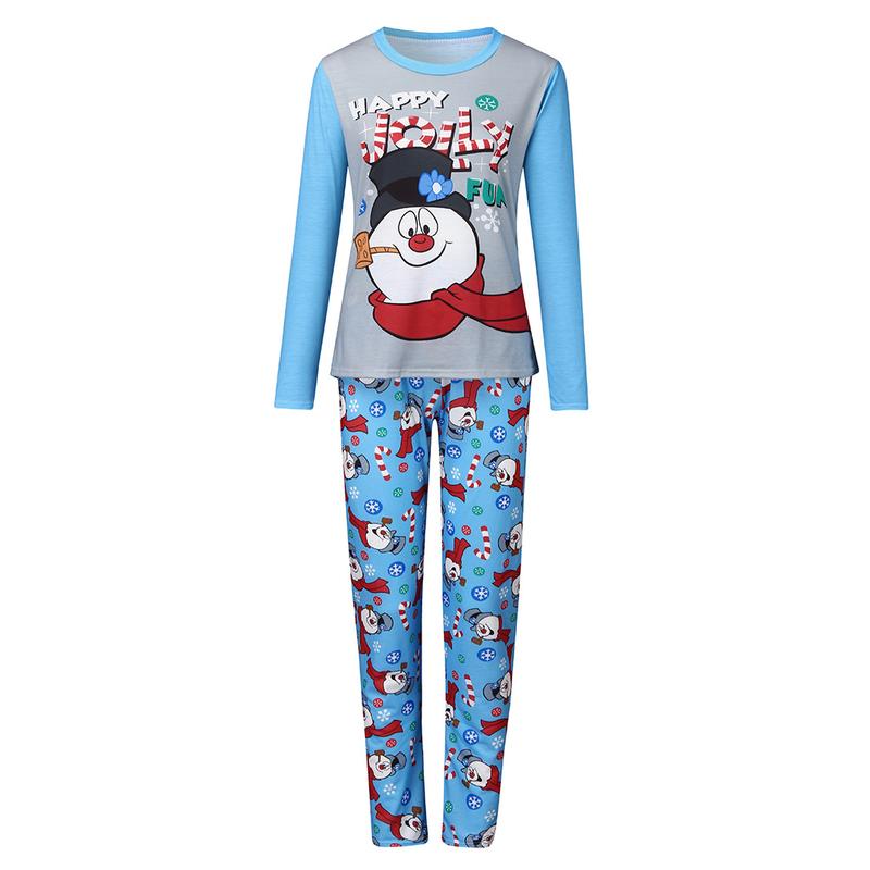 Family Matching Christmas Snowman Pajamas Set PJs Xmas Gift Sleepwear Nightwear Outfit Clothes