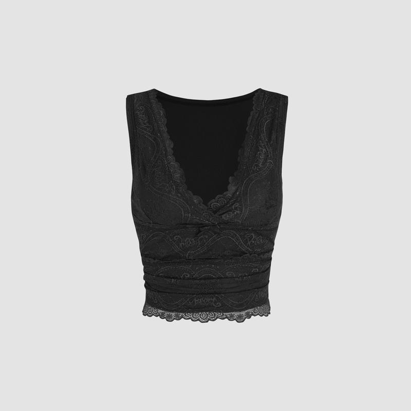 Cider [9 colors, Size 0-10] Lace Tank Top