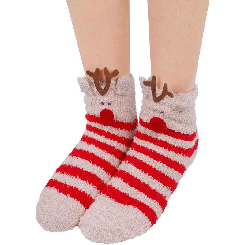 Fuzzy Socks for Women Teen Girls - Fluffy Socks Warm Winter Cozy Animal Socks