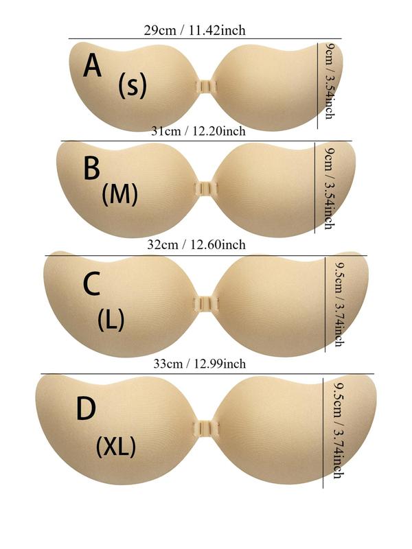 Women's 1 Pair Round Nipple Cover & 2 Pairs Mango Shaped Nipple Cover, Self-adhesive Non-slip Push Up Invisible Bra, Women's Lingerie Accessories for Daily Use