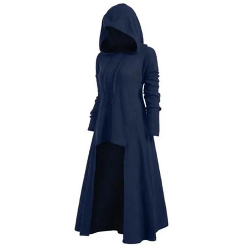 Gothic Witch Tunic Hooded Robe: Perfect for Halloween, Fancy Dress Parties Womenswear Clothing