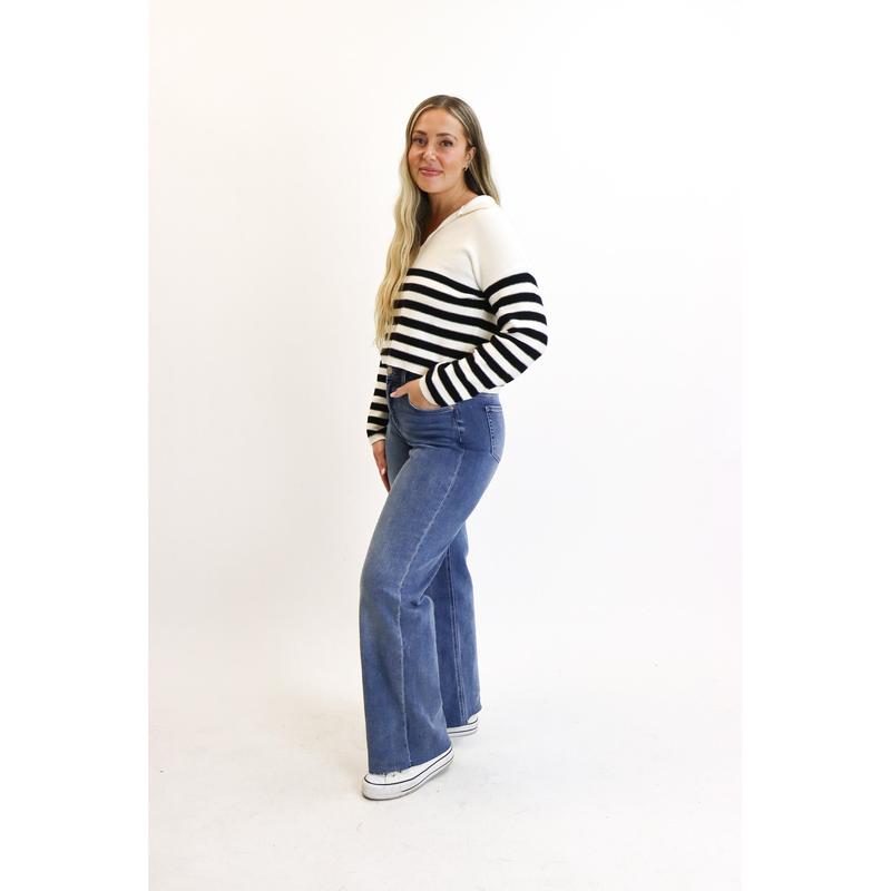 The Everyday Wide Leg Tummy Control Jean