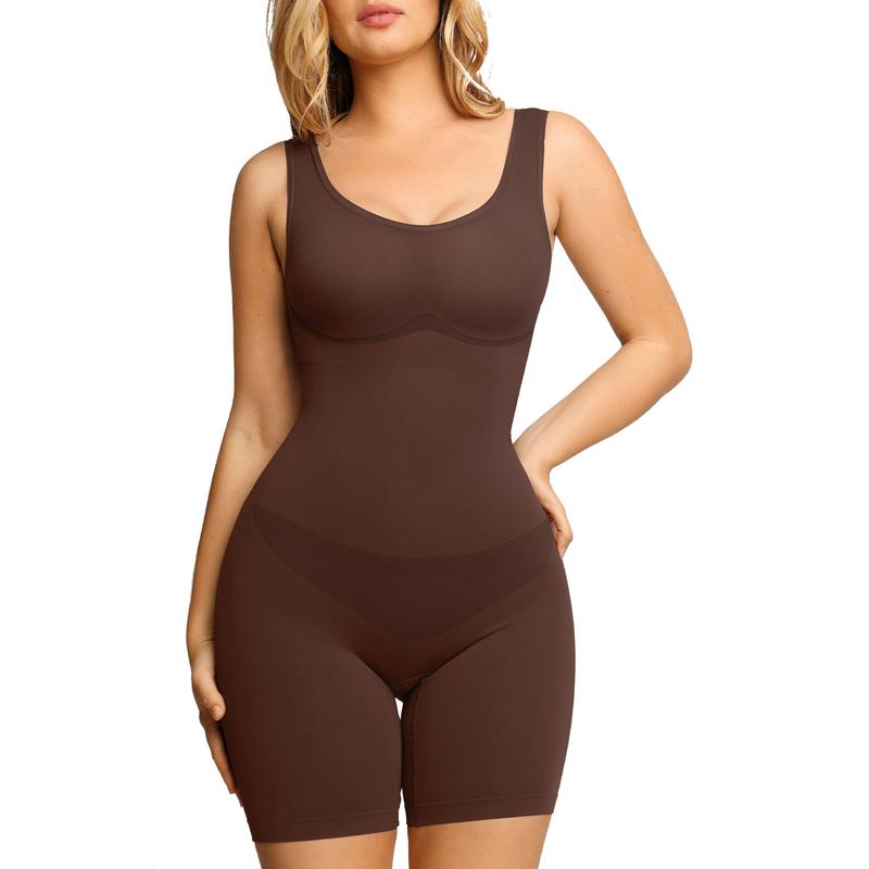 Popilush The Shapewear Bodysuit Crew Neck Seamless Bodysuits Comfortable Womenswear