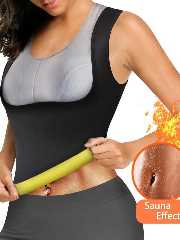 GOTOLY Women's Sweat Sauna Shapewear Vest,ody Shaper Neoprene Slimming Pants , Tummy Control Corset Cincher Slimming Body Shaper For Waist Training