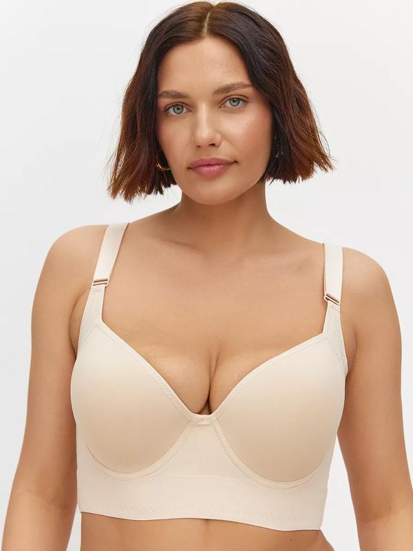 Plus size woman's bra, comfortable, slimming and anti-sagging